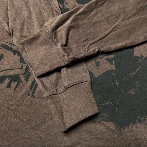 NWOT John Mellencamp Mellenheads Long Sleeve Graphic T-Shirt Brown Unisex S - Picture 6 of 8